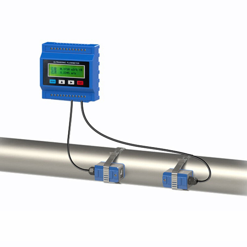 Ultrasonic Flow Meter Clamp On Water Flow Sensor