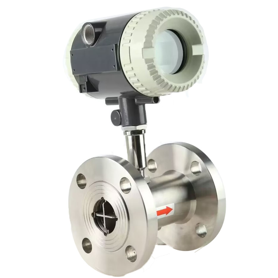 Liquid turbine flow meter